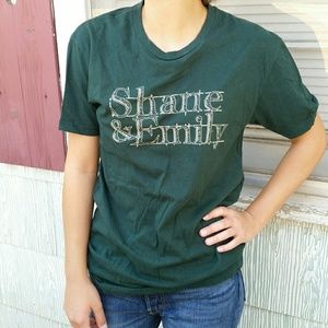 Shane & Emily band tee Arbour Season concert tee